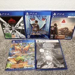 Factory Sealed PS4 & Ps5 Games 