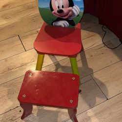 Kids Mickey Table And Chair