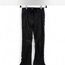 Dolls Kill Leather Lace Up Pants🖤