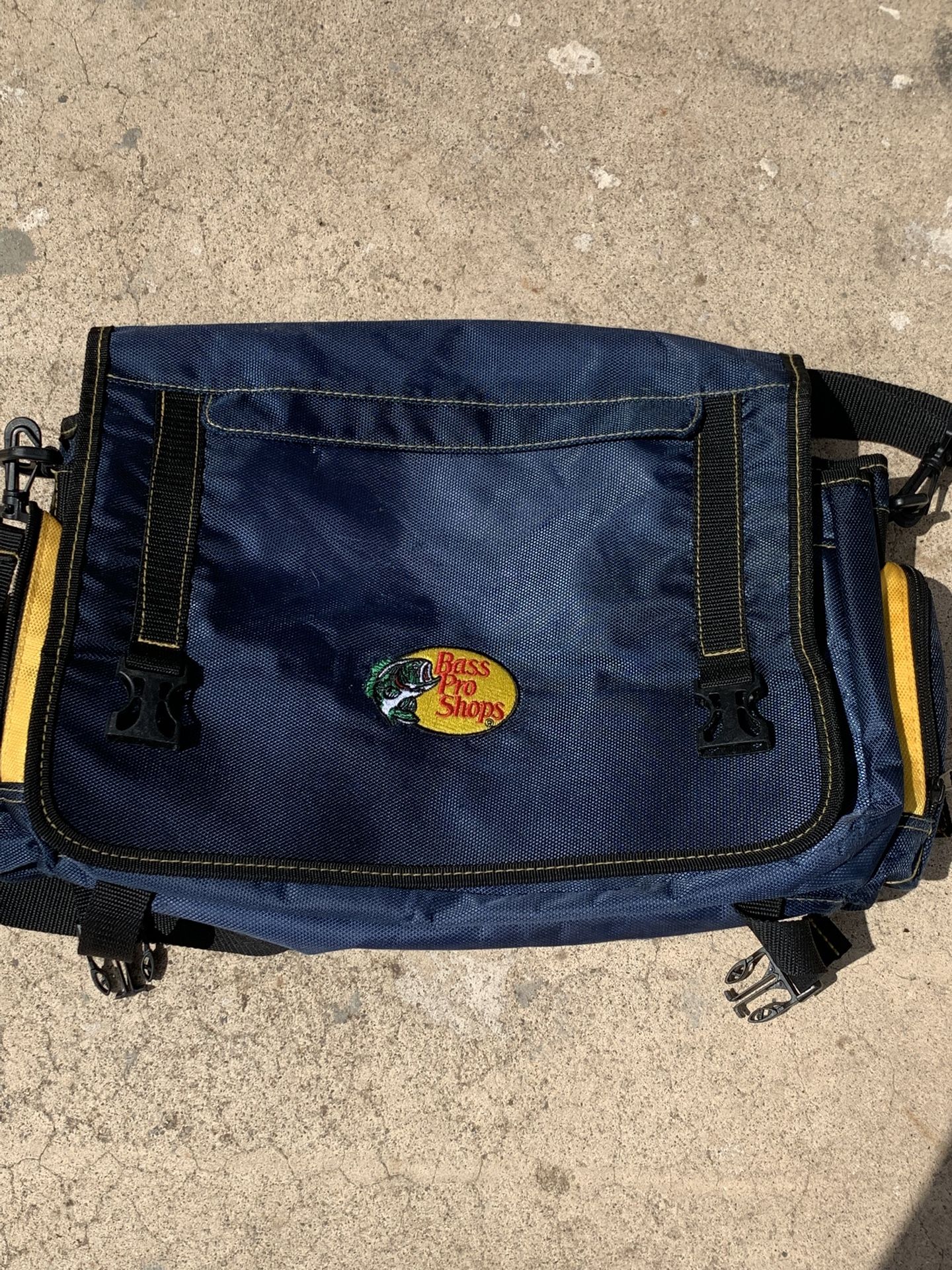 Bass Bro Shops Blue Black Yellow Red Green Bag