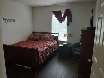 Queen bed frame and slates