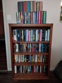 Bookshelf and Books