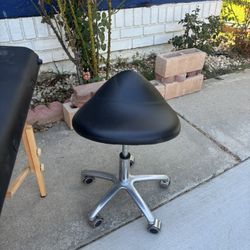 lash bed, chair, and table 