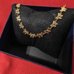 Butterfly Golden Plates Bracelet 