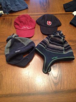 4 boy hats