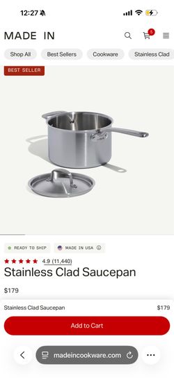 Made In Stainless Steel Pot