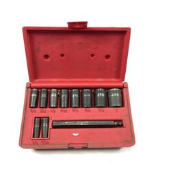 11 Piece Gasket Hole Punch Set, 1/4" Through 1" SAE - MADE IN USA