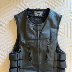Icon Regulator Leather Motorcycle Vest