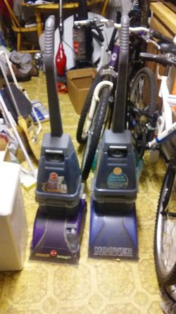(2) hoover. Carpet cleaning. Machings - negotiable