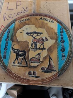 South Africa Decorative Wooden Plate