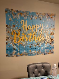 Holiday banners/photo backdrops