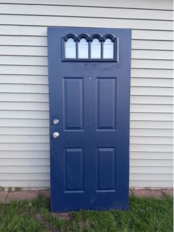 36" X 80" Steel Entry Door