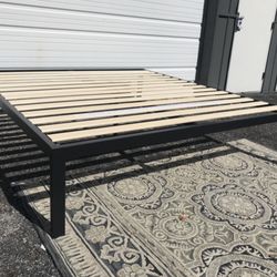 New KING Size Platform Bed Frame 14”h