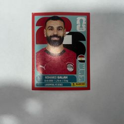 Fifa panini album Mohhamed Salad red frame (rare)