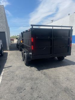 Dump trailer 8x10x4