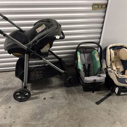 Car Seat Baby Stroller Bundle