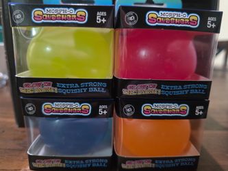 Morpho glow in the dark squishy ball