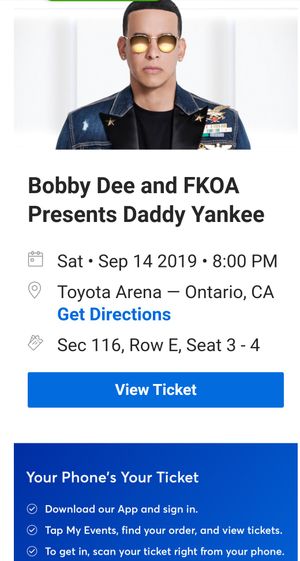 Daddy Yankee Tickets Toyota Arena September 14 ~ Best Toyota