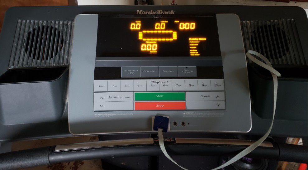 Older NordicTrack treadmill.