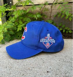 Vintage Chicago Cubs SnapBack Hat with National League Stitch and 2016 Patch