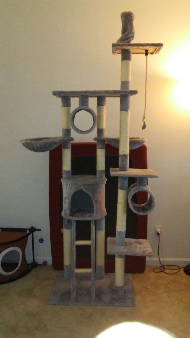 7 foot tall cat tree