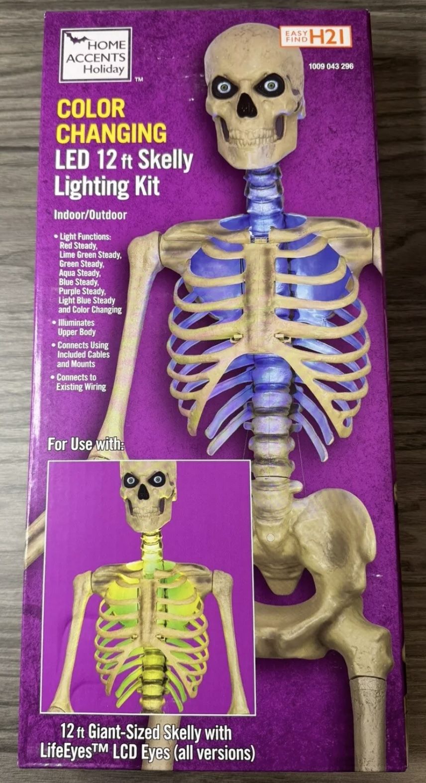LED Home Depot Holiday Skelly Lighting Kit ONLY! For 12 Ft. Skeleton, Lighting Kit IN HAND !! BRAND NEW!!