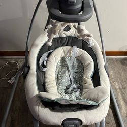 Graco DuetSoothe Swing and Rocker with Removable Swing Seat and 6 Swinging Speeds for Toddler Swing Seat and Swing Chair