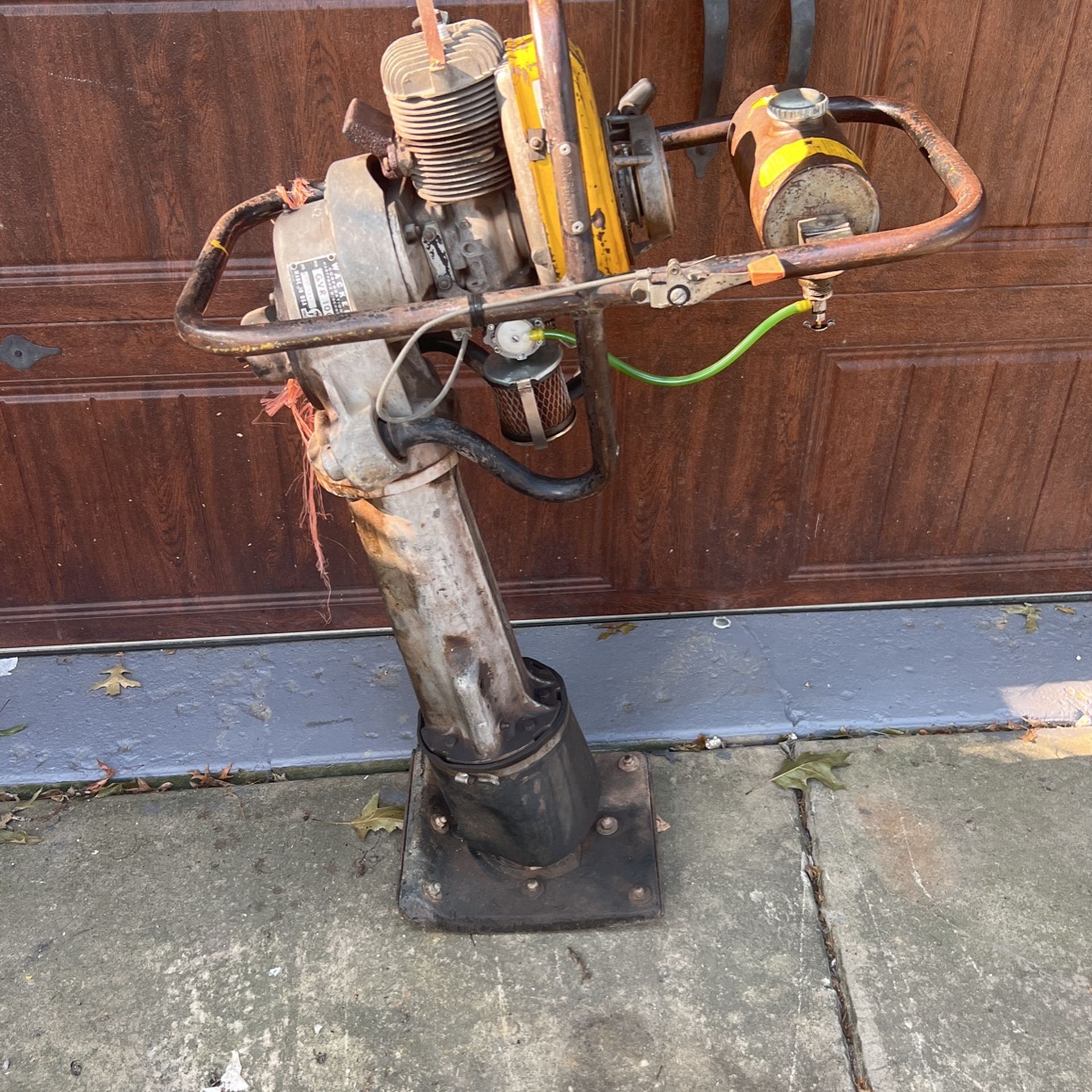 Wacker gas powered tamper