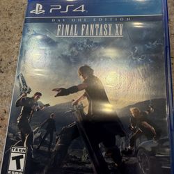 Playstation PS4 Games Final Fantasy XV