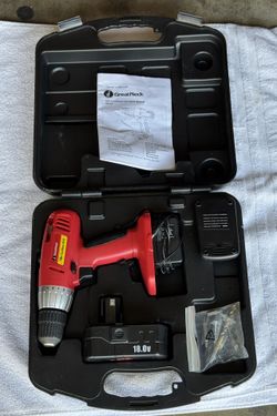 GREAT NECK  18 VOL CORDLESS DRILL 