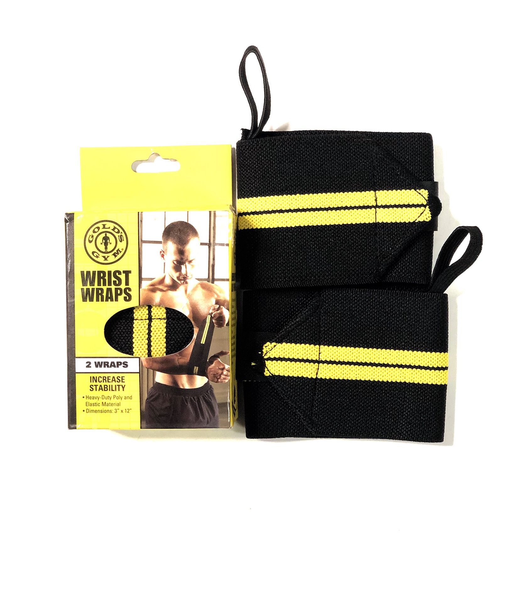 Gold's Gym HHSA-GG010-2 Pair of Wrist Wraps