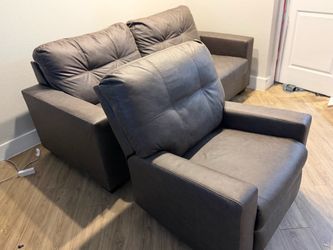 Love seat and recliner