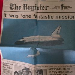 Space Shuttle Columbia from its first successful mission in April 1981