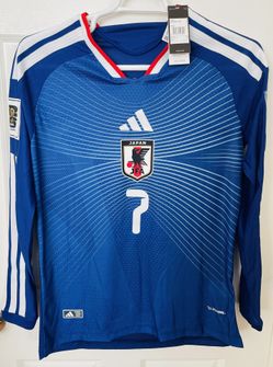 adidas Japan National Football Team 2026 Home Authentic Jersey Size L #7 MITOMA