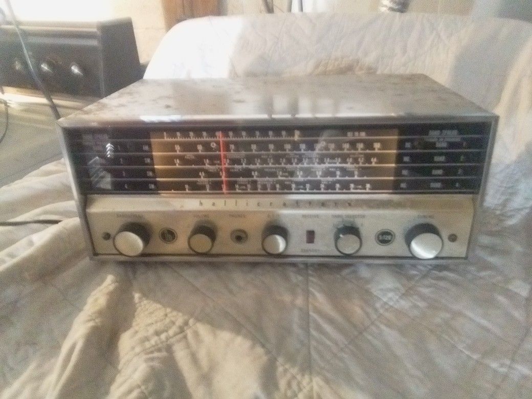 Vintage Hallicrafters Radio S-120 Shortwave Receiver 4-Band SW S120