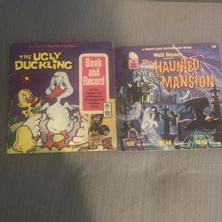 Haunted Mansion & Ugly Duckling (record and book)