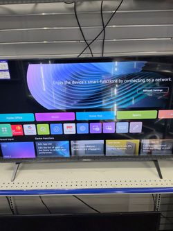 LG 43" Smart TV With Remote. ASK FOR RYAN