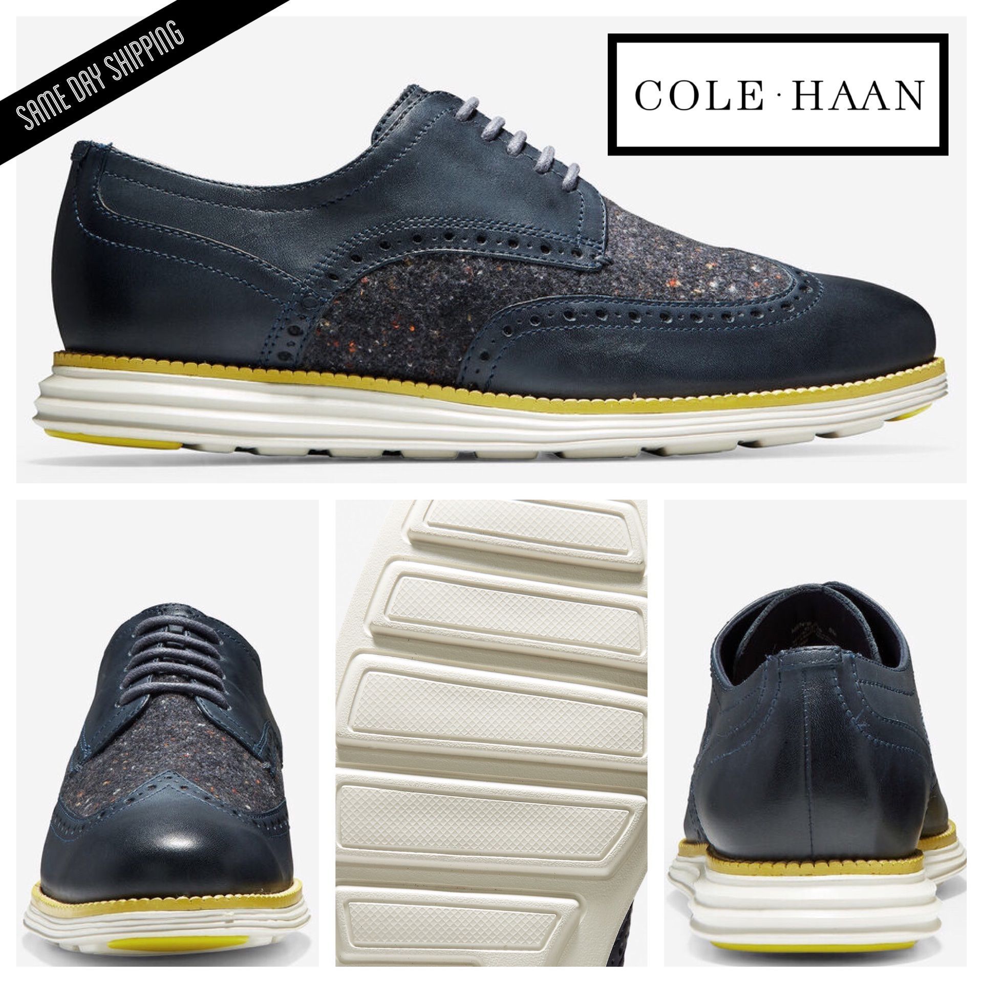 Cole Haan Wingtips Size 9