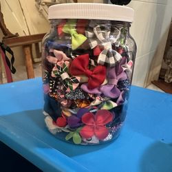 Dog Bows And Flowers