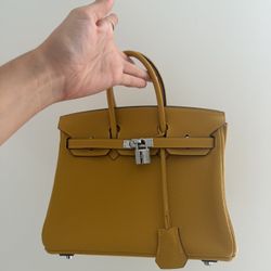 Yellow Birkin 25 