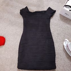 Black Cocktail Mini Dress Size S