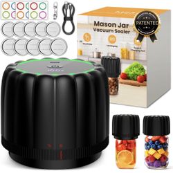 Mason Jar Vacuum Sealer Kit (New) 