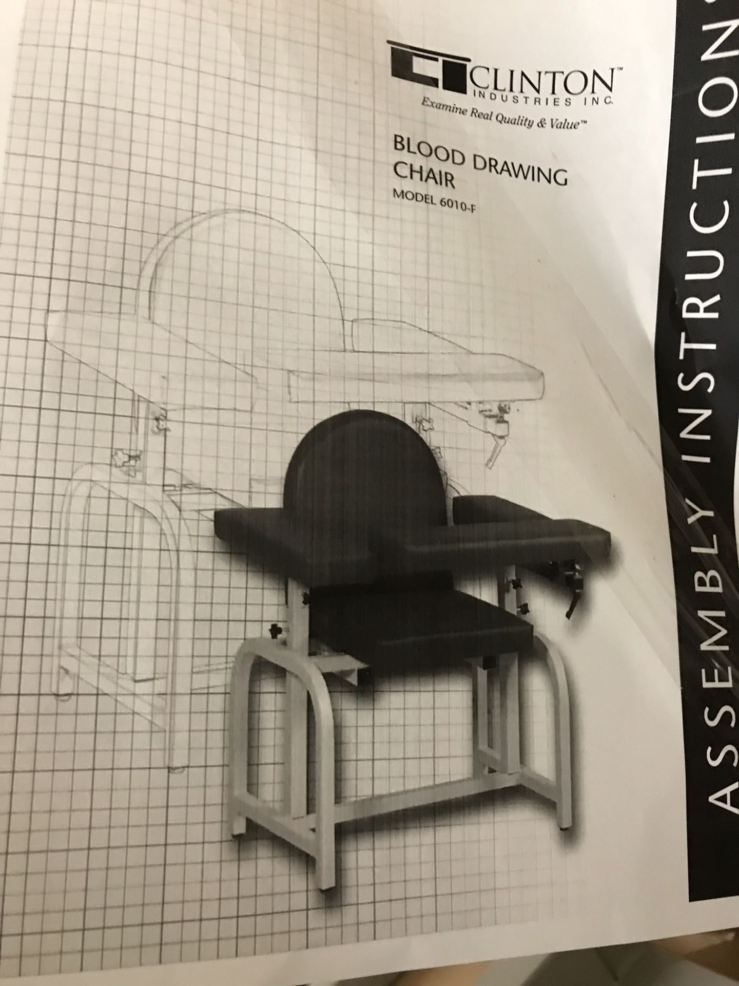 Clinton Lab/Blood Drawing Chair (New)