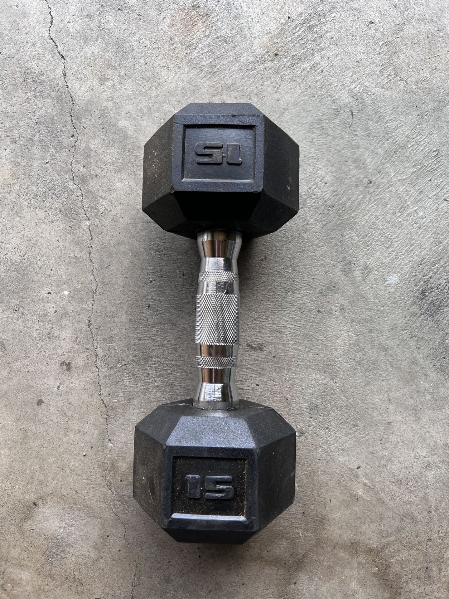 One 15lb Dumbbell