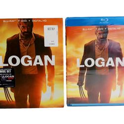 Logan Blu-ray + DVD + Digital HD W/ Noir Version 3-Disc Brand New W/Slipcover LE