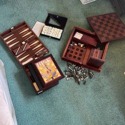 Adult Game Boards In Like New Condition - Dominos - Risk - 