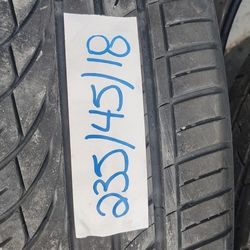 PAIR 235/45/18 FULL WAY TIRES MOUNTED AND BALANCED 