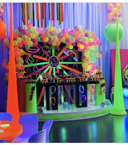 Glow in the dark party