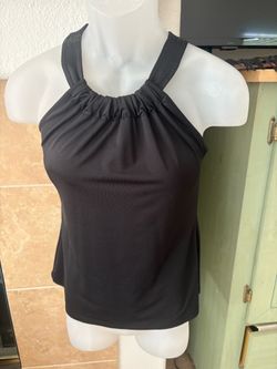 Cache Black Halter Sleeveless Top Medium