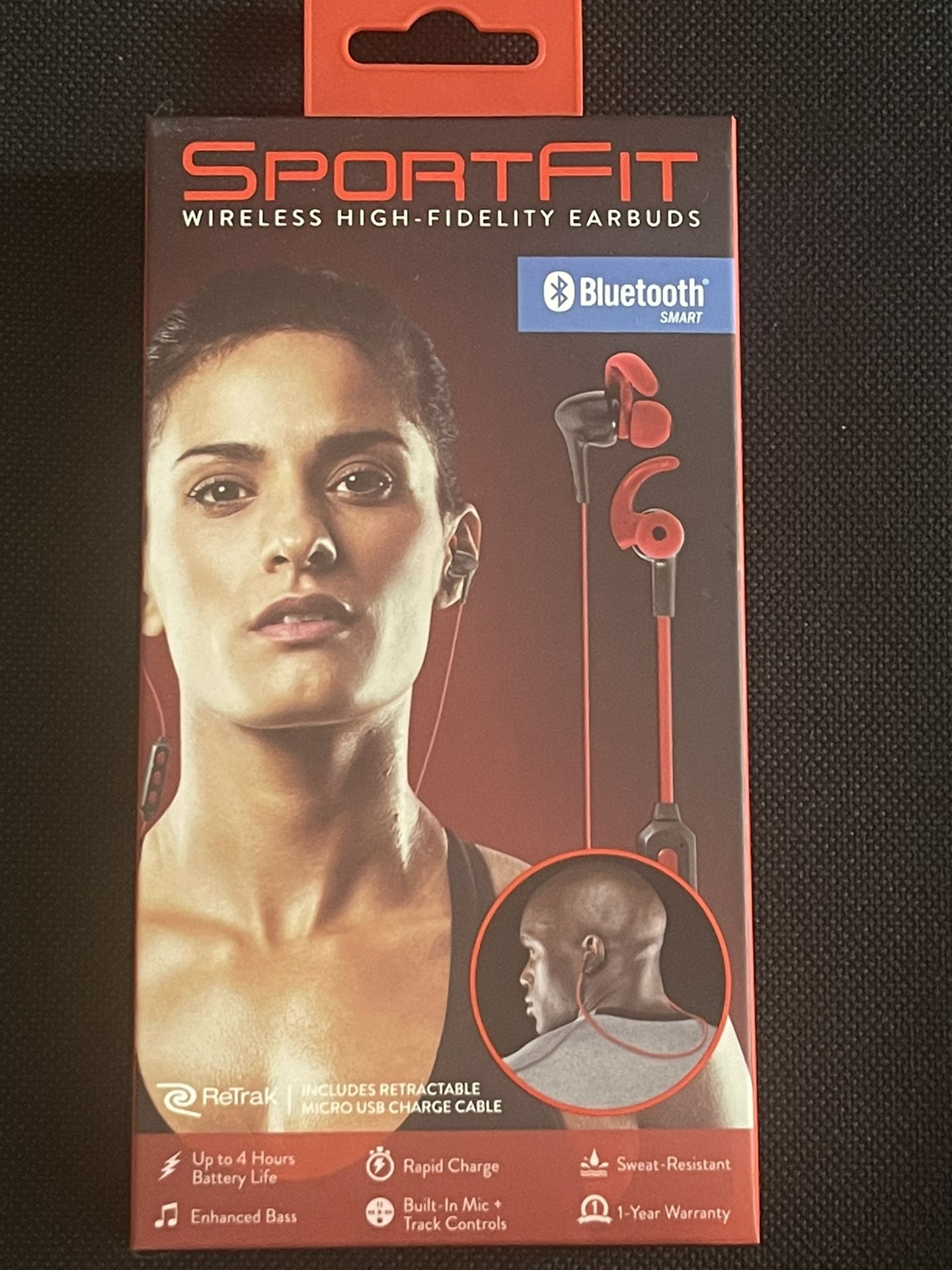 ReTrak Remixd Sportfit Wireless Bluetooth High Fidelity Headphones Sport Fit